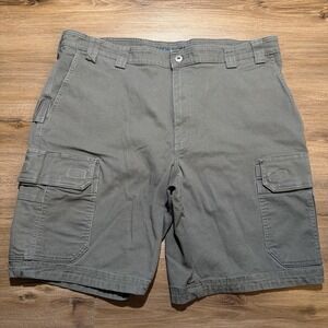 Duluth Trading Co DuluthFlex Fire Hose Ultimate Shorts 44x11 Gray Canvas